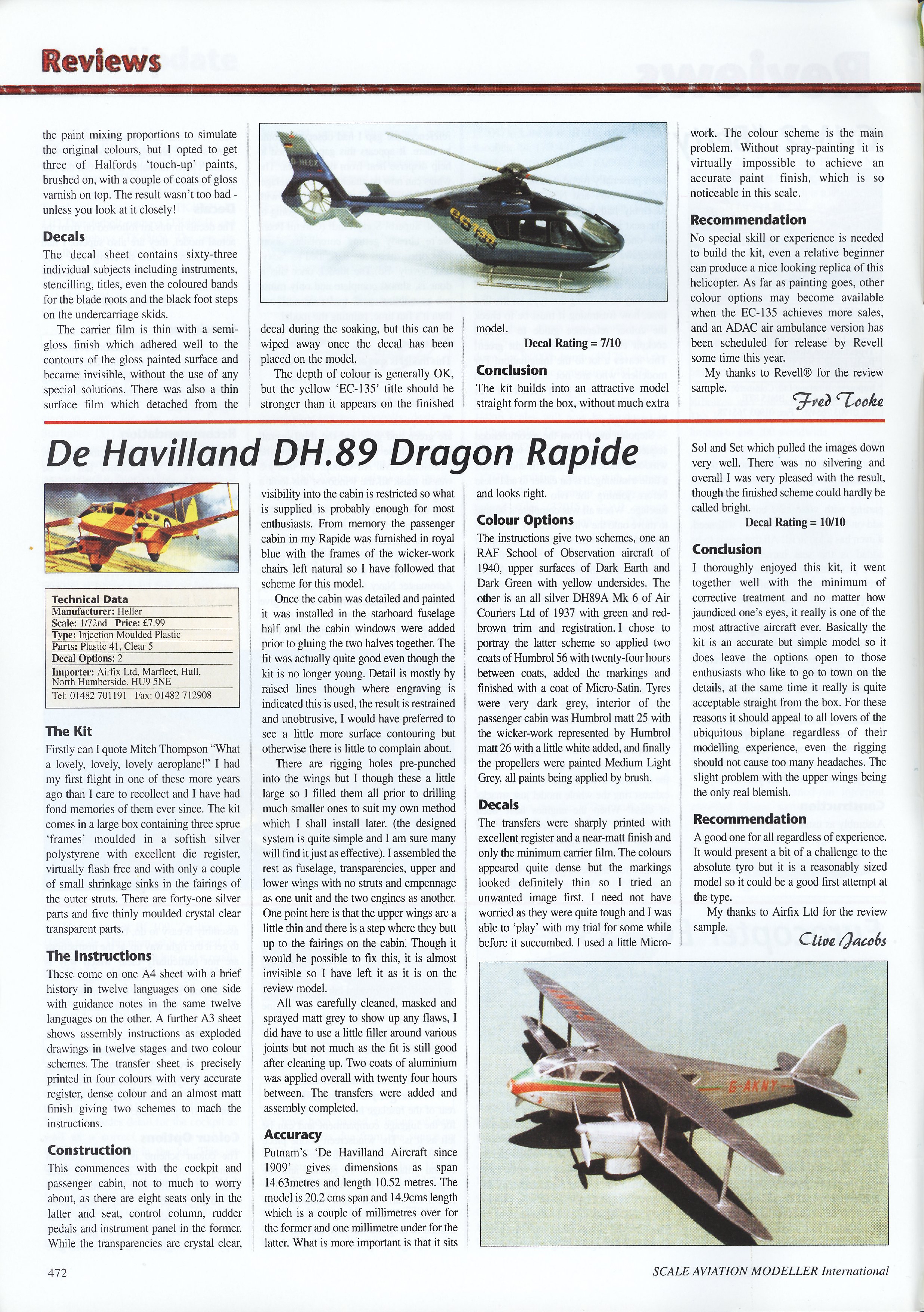 Scale Aviation Modeller International 1997-08